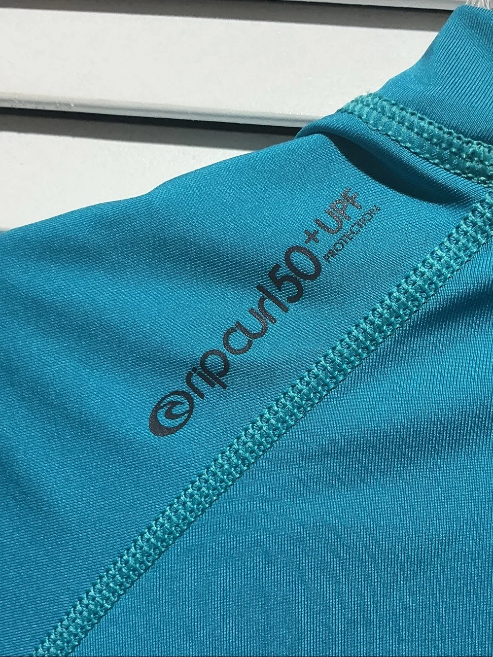 Rip Curl Teal Youth Long-Sleeve Rashguard